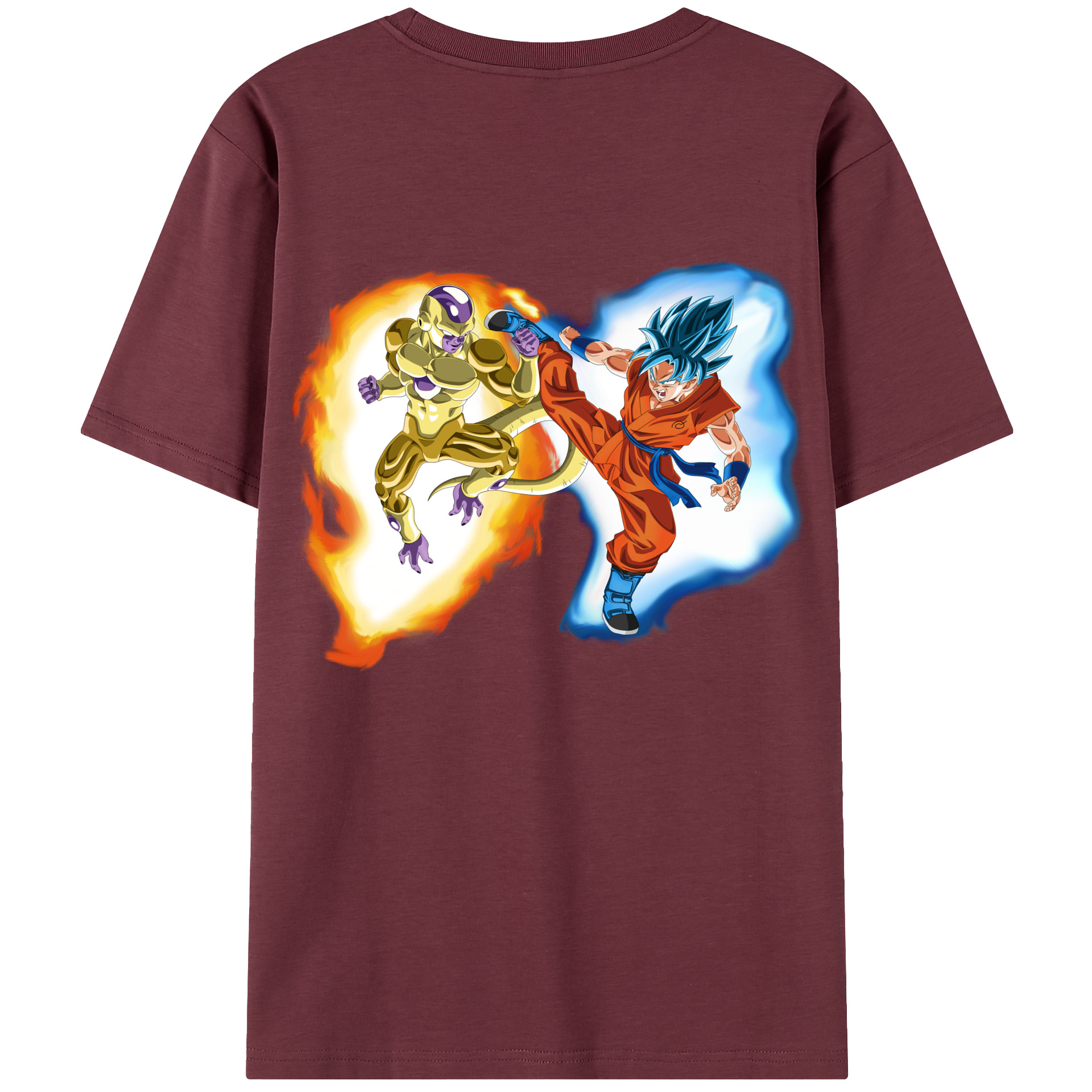 （画像用） ドラゴンボール フリーザ DRAGON BALL Frieza 綿100％半袖Tシャツ（背面プリント）